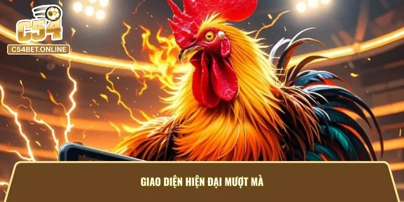 Trải nghiệm giao diện trực quan, siêu mượt tại đá gà Thomo